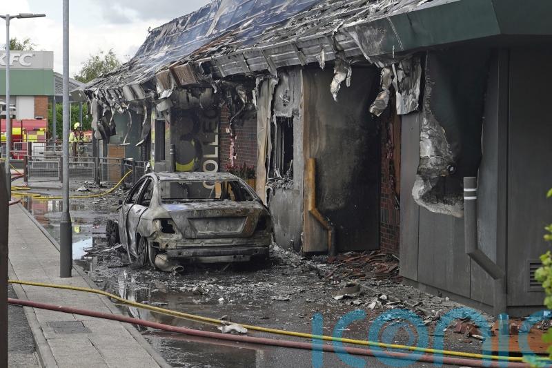 Fire causes &lsquo;extensive damage&rsquo; to McDonald&rsquo;s drive-thru in Co Kildare