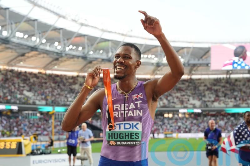 Zharnel Hughes joins British 100m medallists after taking bronze in Budapest