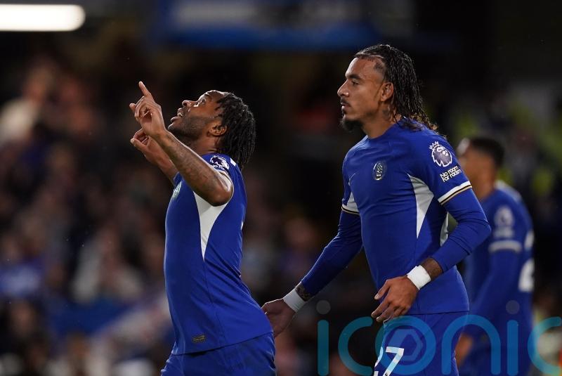 Raheem Sterling at the double as Chelsea ease tension with win over Luton