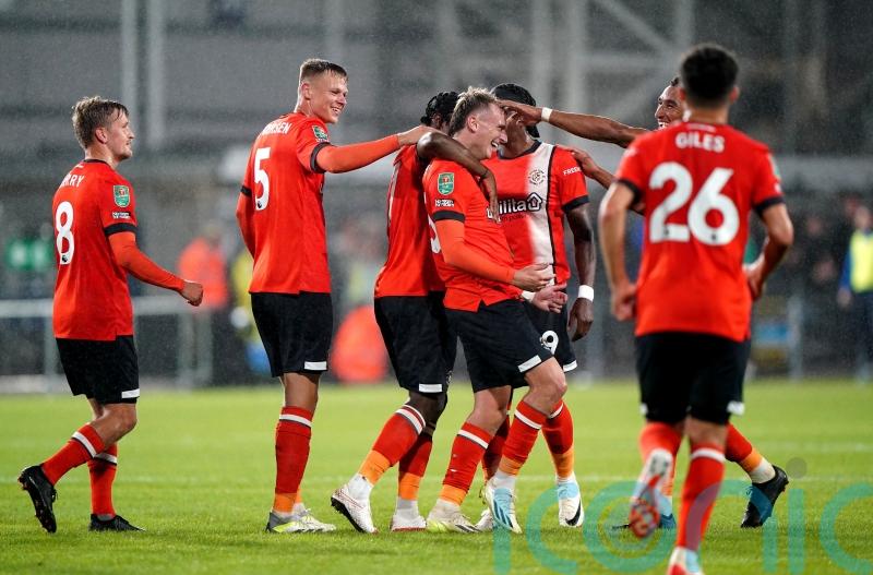 Alfie Doughty screamer helps Premier League Luton past Gillingham in Carabao Cup