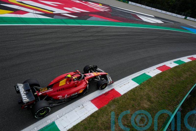 Carlos Sainz fastest in second practice for Italian GP but Lewis Hamilton 17th
