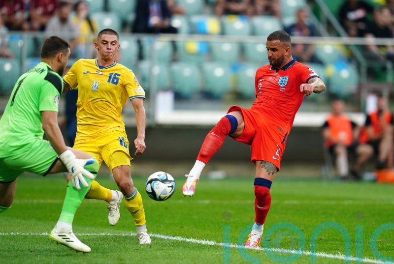 England held by Ukraine in Poland after Kyle Walker equaliser