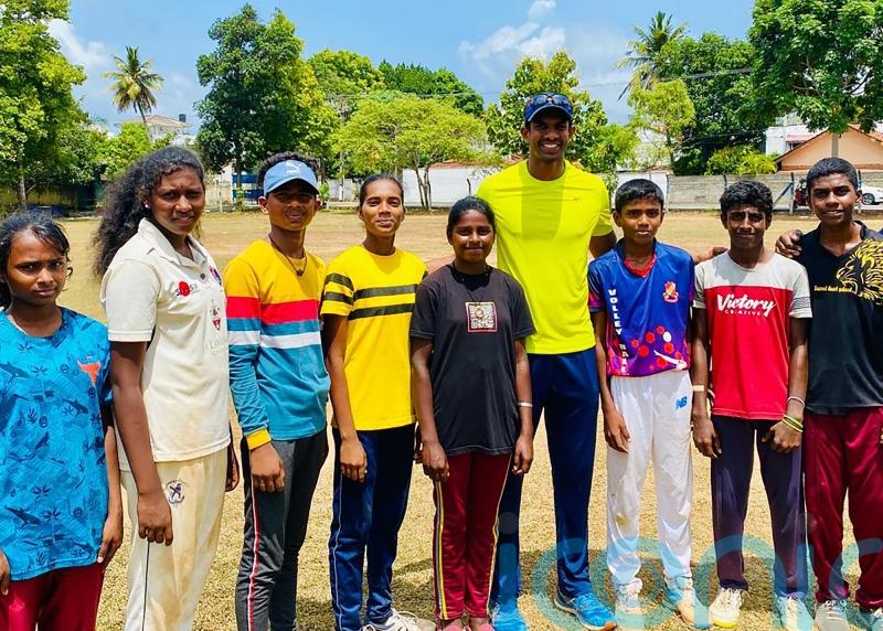 Former Sri Lanka international Jehan Mubarak prepares kids for special World Cup