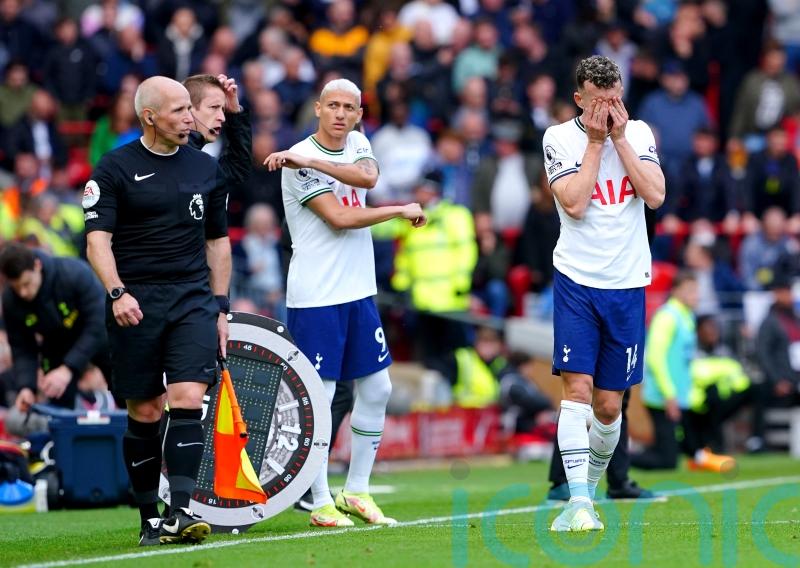 Ivan Perisic could miss rest of Tottenham&rsquo;s season with knee injury