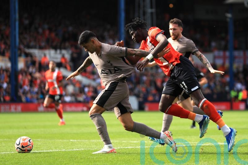 Spurs pay tribute to &lsquo;amazing, outstanding&rsquo; Cristian Romero after Luton win