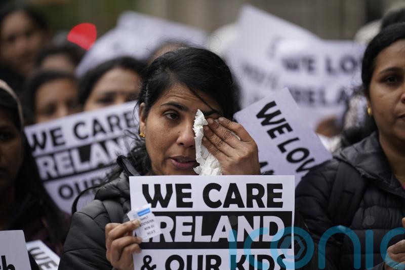 &lsquo;Heartbroken&rsquo; migrant health workers protest outside Leinster House