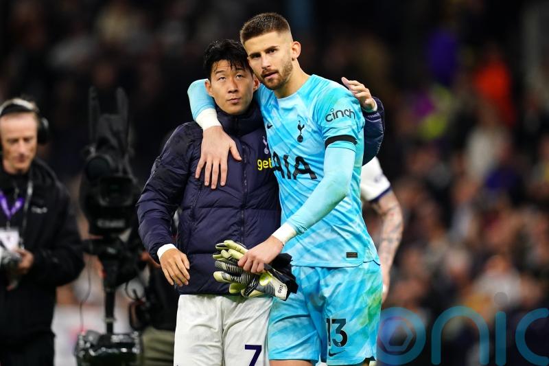 Son Heung-min hails Guglielmo Vicario for &lsquo;unbelievable saves&rsquo; in win at Palace