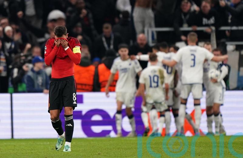 Man Utd throw away lead twice after Rashford red in damaging Copenhagen defeat