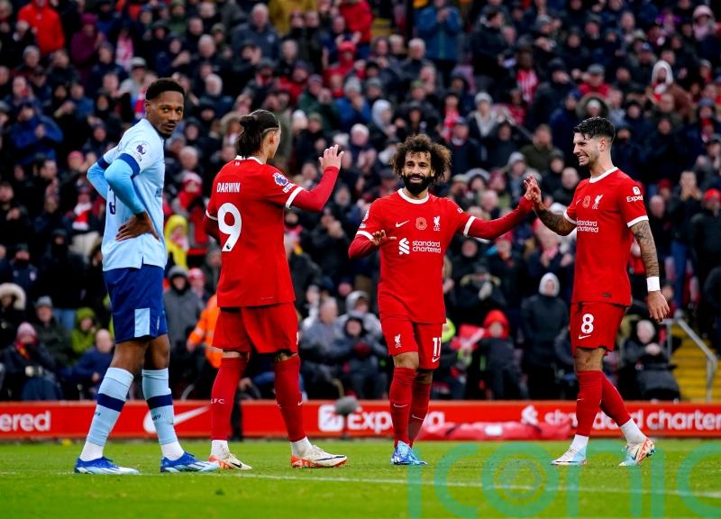 Mohamed Salah at the double as Liverpool brush aside Brentford