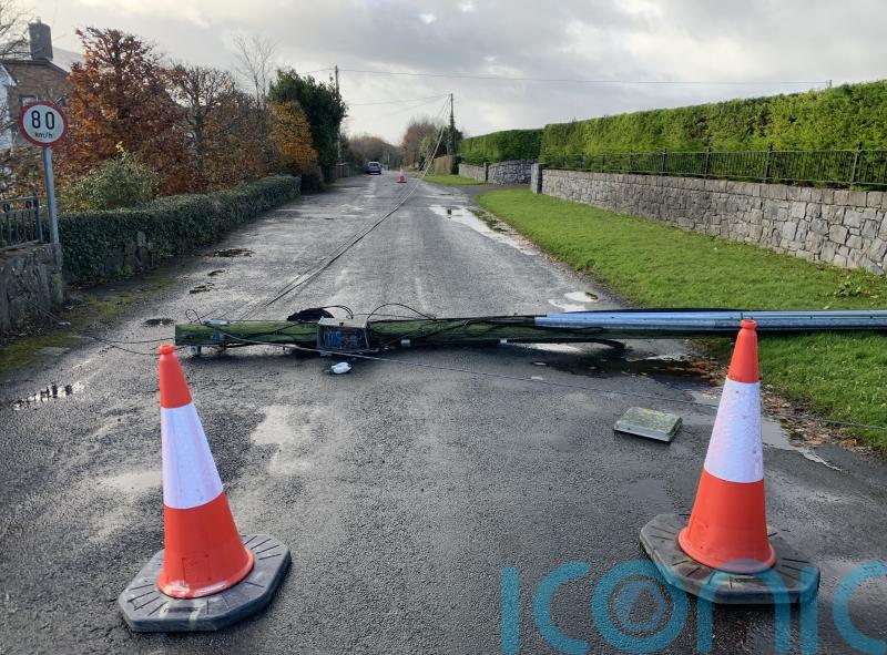 Work under way to fix power cuts and clear damage caused by Storm Debi