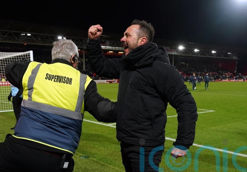 Brighton boss explains &lsquo;big, big celebration&rsquo; and says no disrespect was meant
