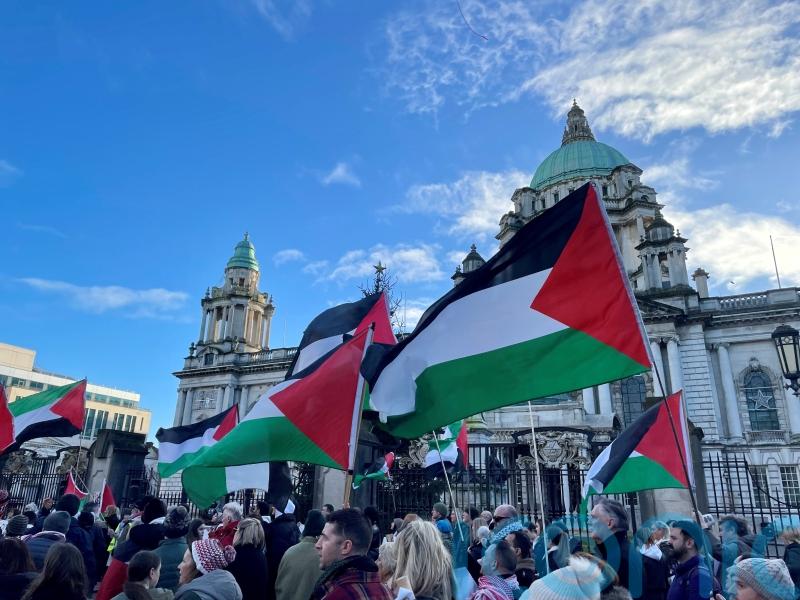 Pro-Palestine demonstrations held across the island of Ireland