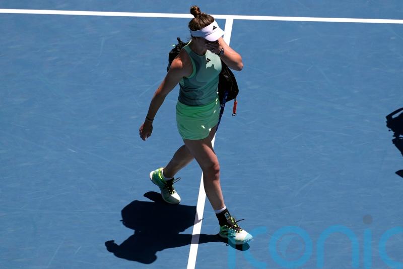 Sobbing Elina Svitolina drops out of Australian Open due to back injury