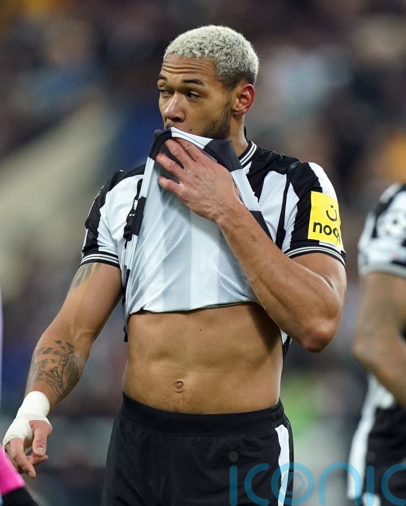 Newcastle midfielder Joelinton sidelined until May after thigh surgery