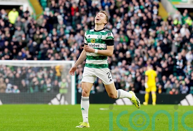 Luis Palma misses penalty twice but Alistair Johnston effort enough for Celtic