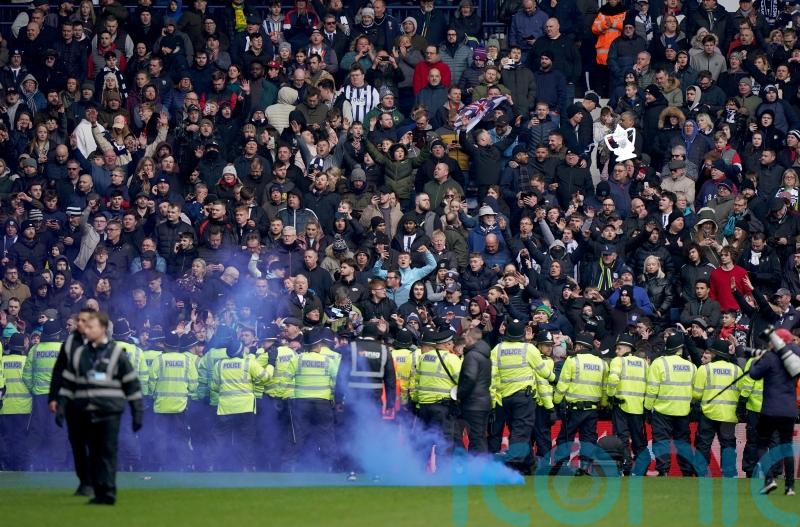 Carlos Corberan confirms players&rsquo; families safe as FA investigates crowd trouble