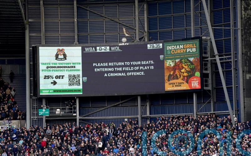 Six people arrested after crowd trouble at West Brom&rsquo;s FA Cup tie against Wolves