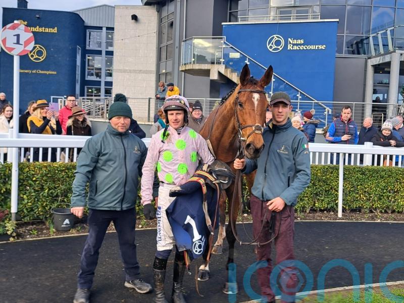 Allegorie De Vassy on the Festival path after Naas victory