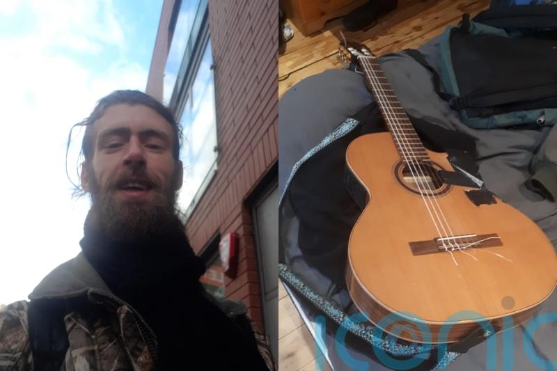 Busker reunited with lost guitar in hours thanks to &lsquo;power of social media&rsquo;
