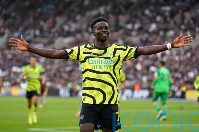 Bukayo Saka sees West Ham rout as Arsenal title statement