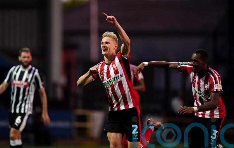 Lasse Sorensen screamer caps Lincoln win over Shrewsbury