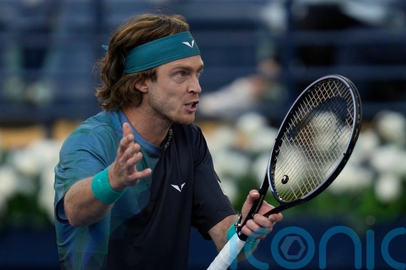 Andrey Rublev defaulted for allegedly abusing line judge at Dubai Open