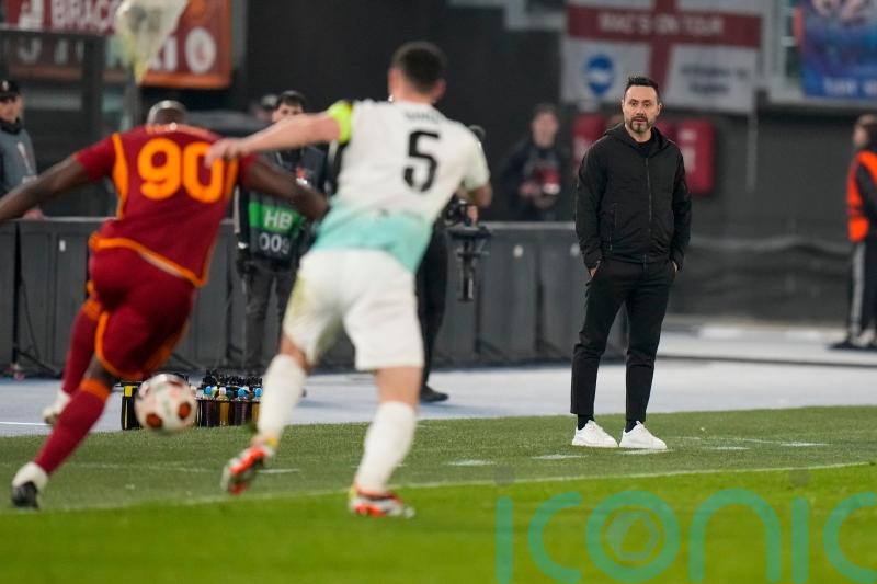 Too much I think &ndash; Roberto De Zerbi accepts Roma clash above Brighton level