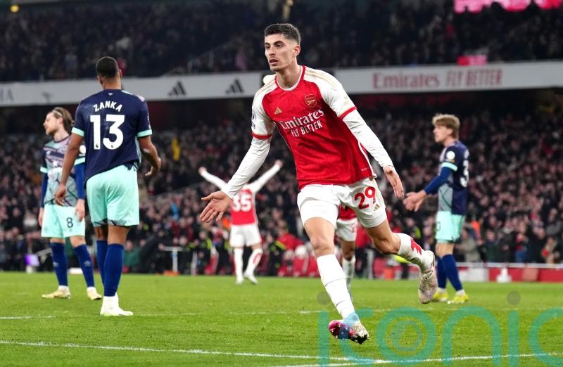 Kai Havertz scores late winner as Arsenal battle past Brentford to go top