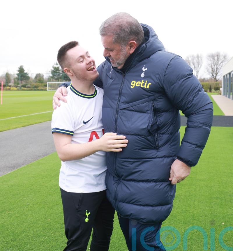 Ange Postecoglou enjoys Tottenham fans&rsquo; visit for Down Syndrome Awareness Week