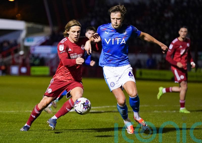 Late Klaidi Lolos goal pegs back Stockport and earns Crawley a point