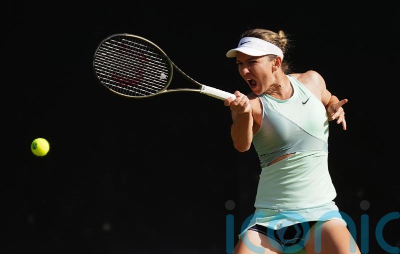 Simona Halep beaten despite strong start in first match back from doping ban