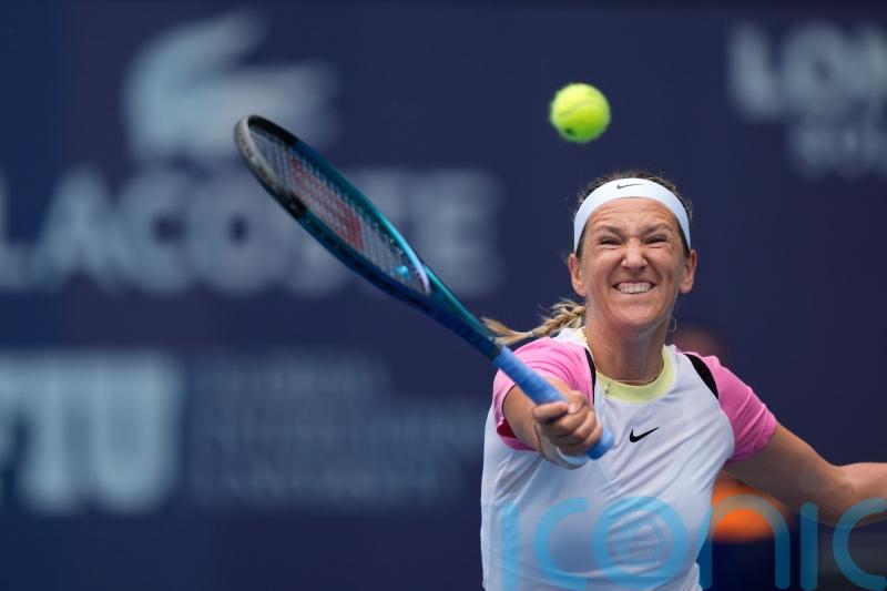 Victoria Azarenka battles to keep hopes of fourth Miami Open title alive