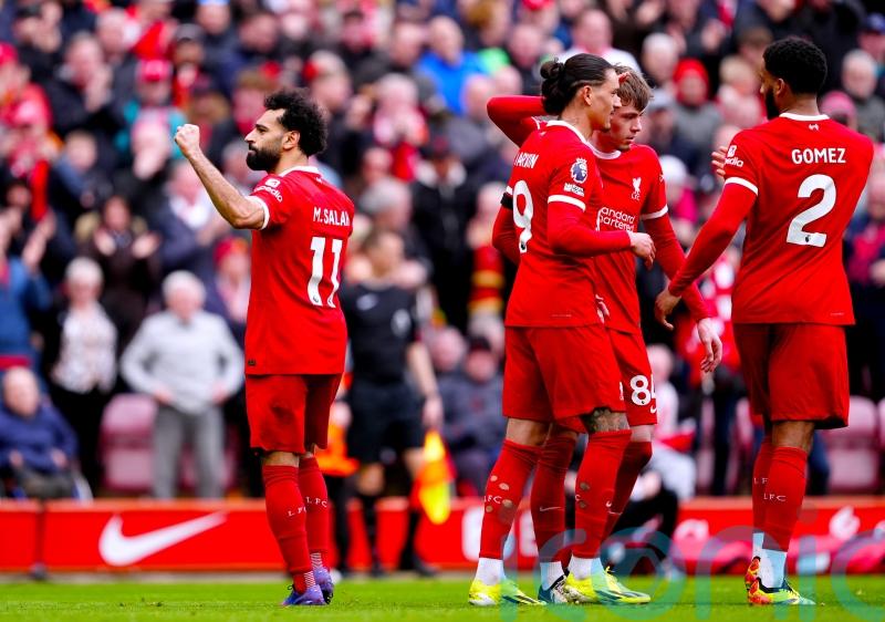 Mohamed Salah rescues Liverpool as Reds hit back to beat Brighton and move top