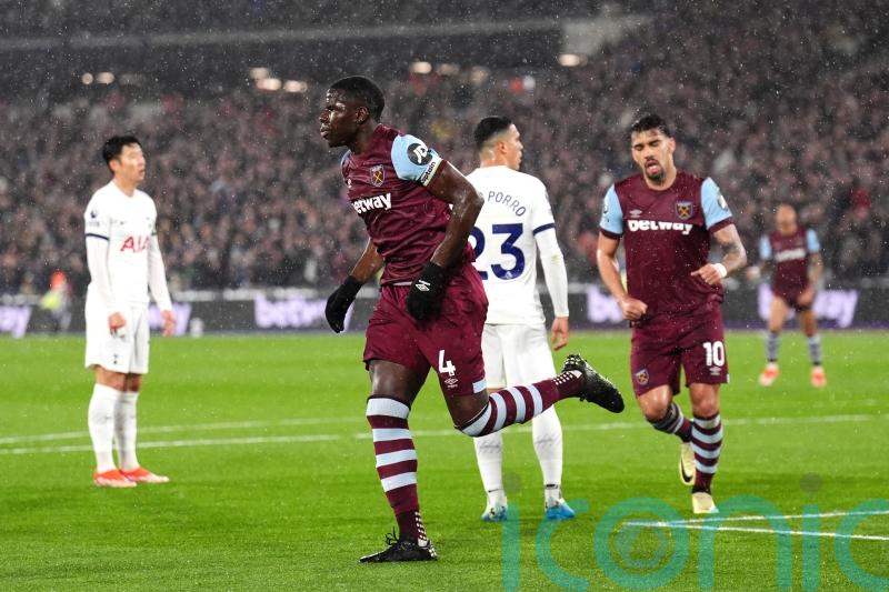 Tottenham pegged back by West Ham as Kurt Zouma nets equaliser