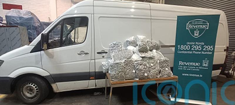 Man arrested after 1.1 million euro cannabis haul found in van
