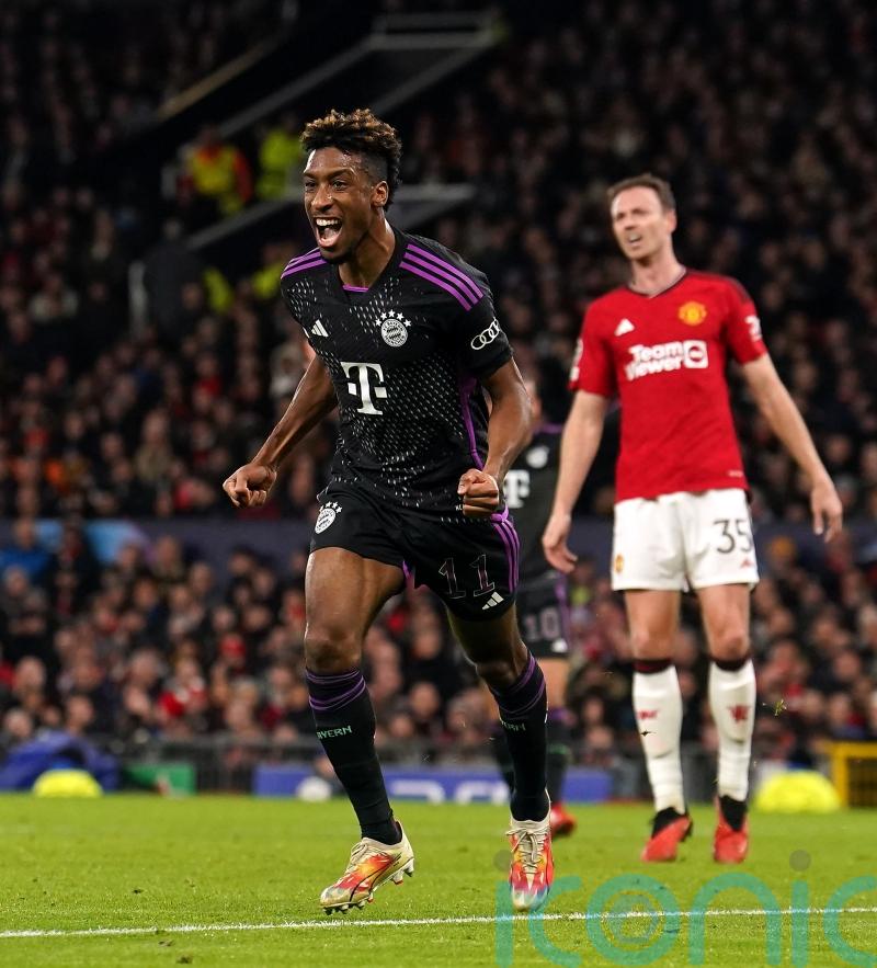 Bayern Munich&rsquo;s Kingsley Coman to miss Arsenal game after adductor muscle injury