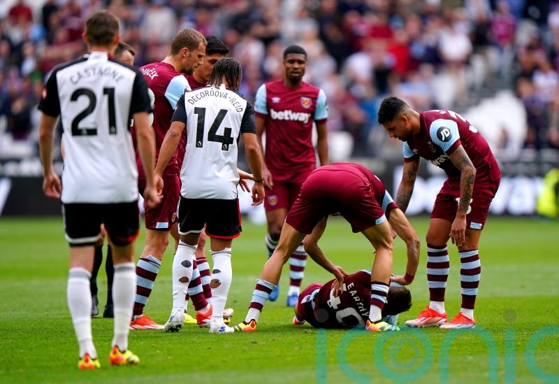 Debutant George Earthy taken to hospital after West Ham&rsquo;s loss to Fulham
