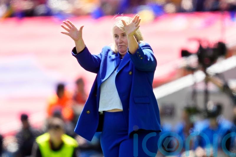Emma Hayes focused on second leg after historic win for Chelsea in Barcelona