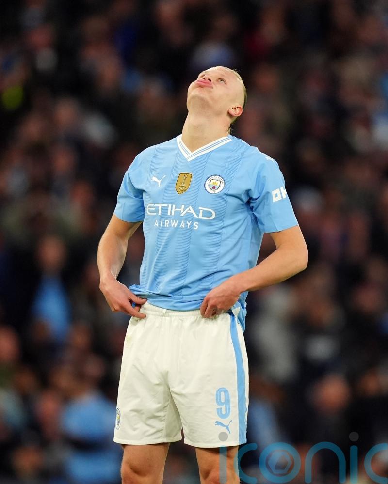 Pep Guardiola says Erling Haaland will miss Manchester City&rsquo;s trip to Brighton