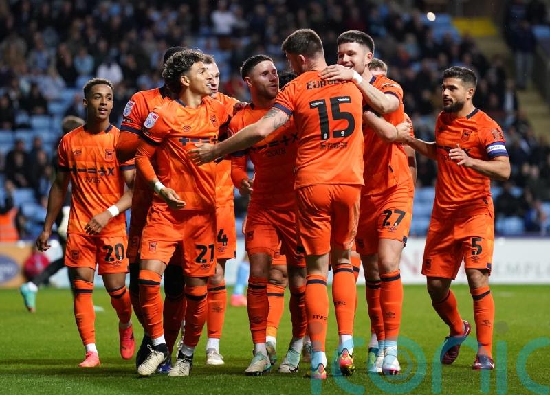 Ipswich on brink of Premier League return after win at Coventry