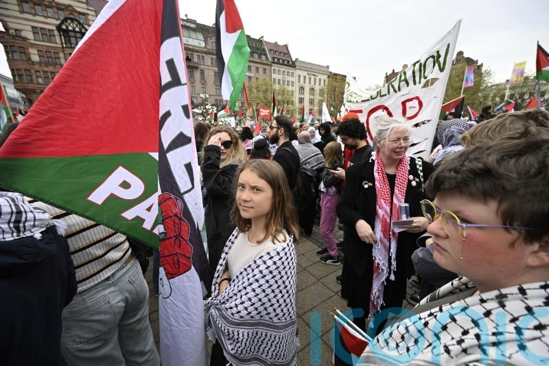 Greta Thunberg among 1,000s protesting against Israel competing in Eurovision