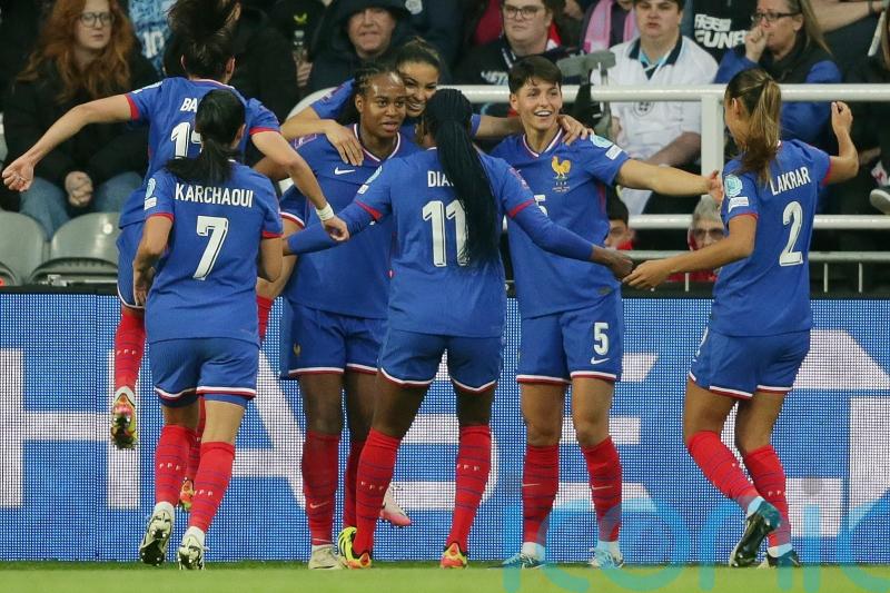 Marie-Antoinette Katoto stuns England as France win qualifier in Newcastle