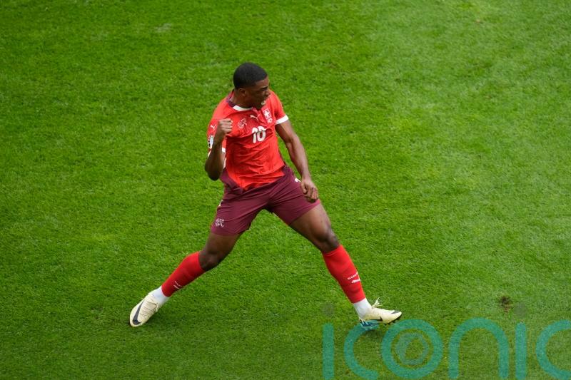 Kwadwo Duah nets his first goal for Switzerland in win over Hungary at Euro 2024