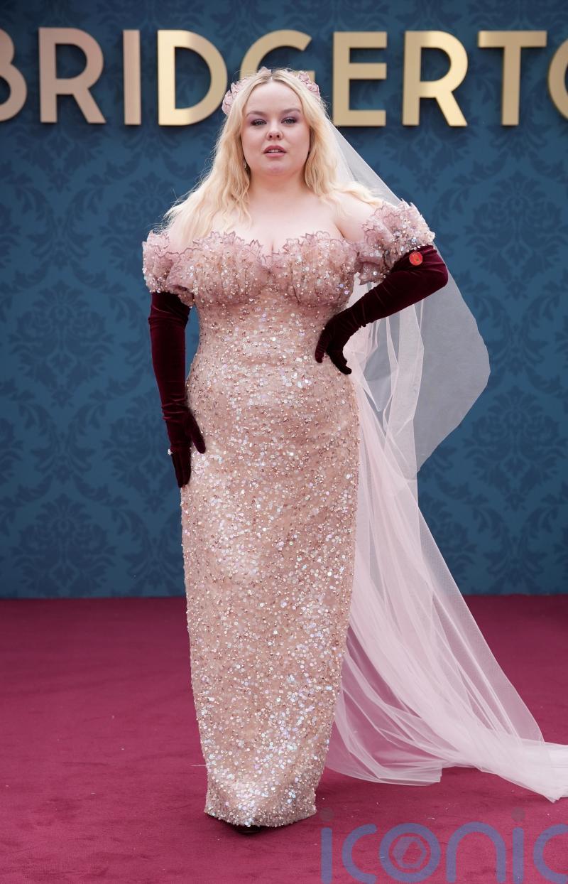 Nicola Coughlan shares behind-the-scenes Bridgerton photos