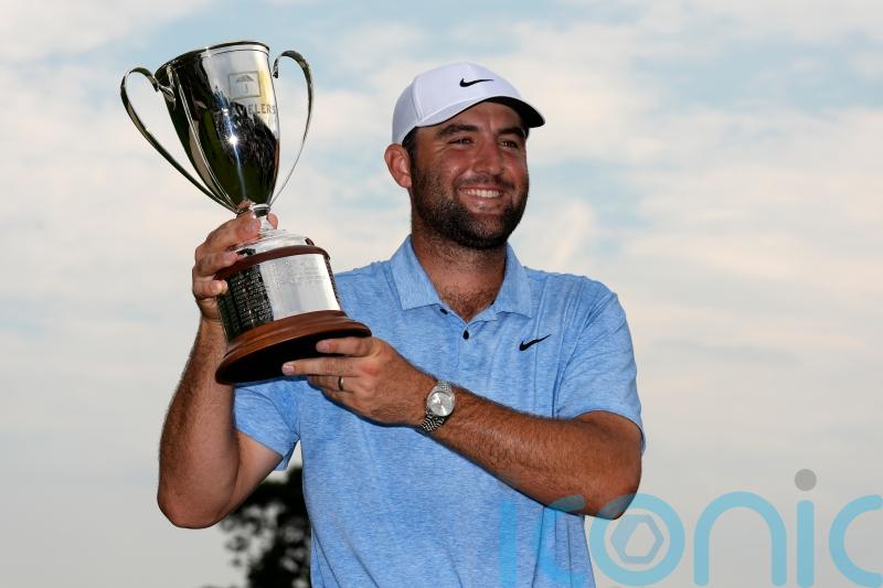Scottie Scheffler wins Travelers play-off after protesters storm 18th green