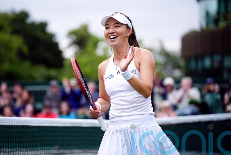 Lily Miyazaki races past Tamara Korpatsch to earn first Wimbledon win
