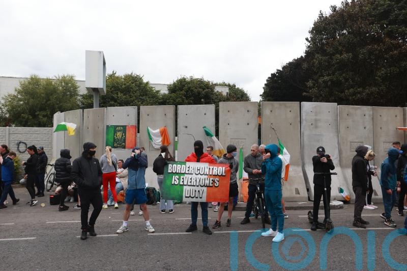Gardai disperse protesters from site earmarked to house asylum seekers