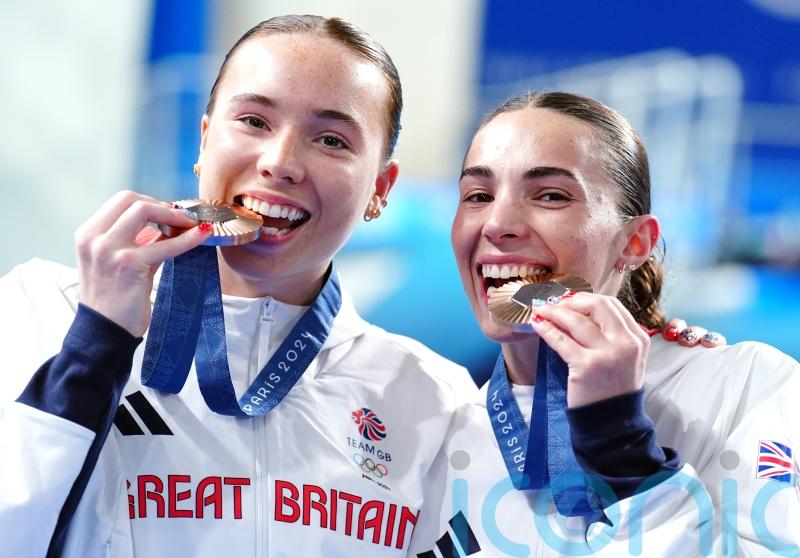 Father of diver &lsquo;incredibly proud&rsquo; after pair secure first Paris medal