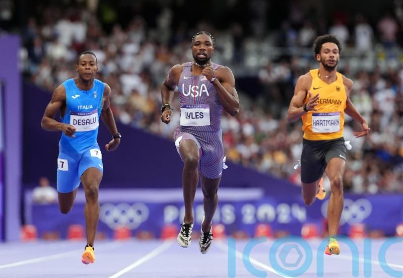 Noah Lyles keeps sprint double bid on course by booking 200 metres final spot