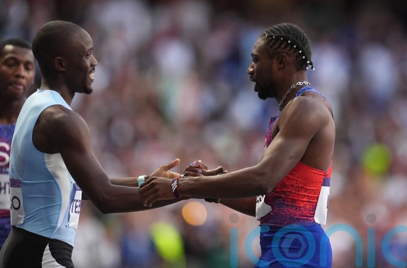 No sprint double for Noah Lyles as Botswana&rsquo;s Letsile Tebogo takes 200m gold